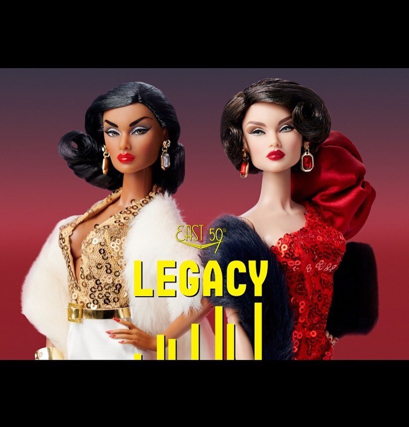 The @integrity_toys online event for 2022, #StayTuned, was inspired by old TV shows. The first day was all about the 80s and Dynasty, with two East 59th ladies designed by the amazing @chris.stoeckel.31 Read more in my website, link in bio and storie